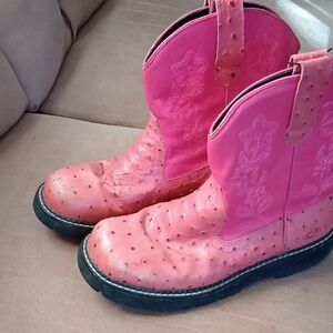 Ariat Kids Pink Floral Boots